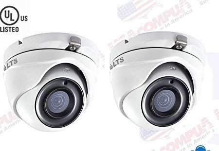 LTS 5MP Camera CMHT1352N-28 HD TVI 2.8mm Metal Wide Angle Lens 65ft IR 2-Pack Fashion