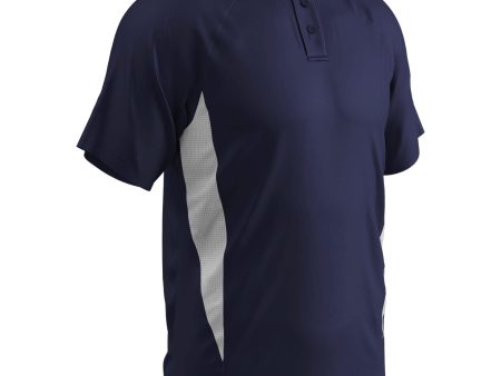 Clean-Up 2-Button 2-Color Moisture Wicking Jersey, Adult Fashion