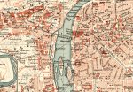 Map of Prague Roll Down Vintage Canvas Decorative Scroll Wall Decor Map of Czech Republic Cheap