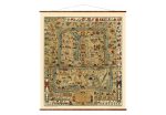 Beijing Peking Map Vintage Map on Ready to Hang Roll Down Canvas Decorative Antique Wall Decor Map Scroll of Asia Online