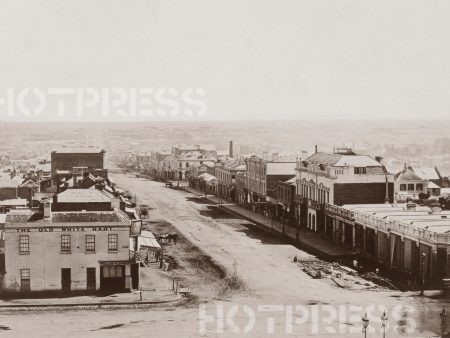 1858 Bourke Street Looking West Online Sale