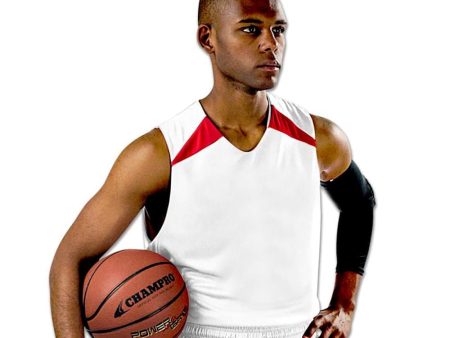 Birds Eye Mesh Reversible Men s Basketball Jersey Shoulder Trim, Adult For Sale