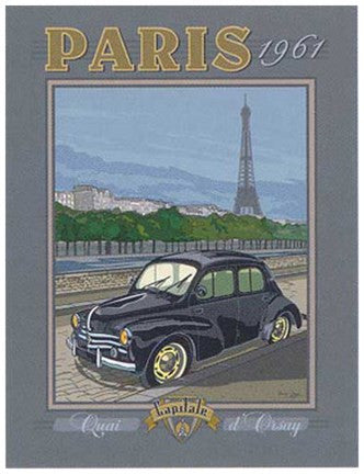 Paris 1961, 4CV Online Sale