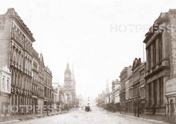 1880s Collins Street looking east on Sale