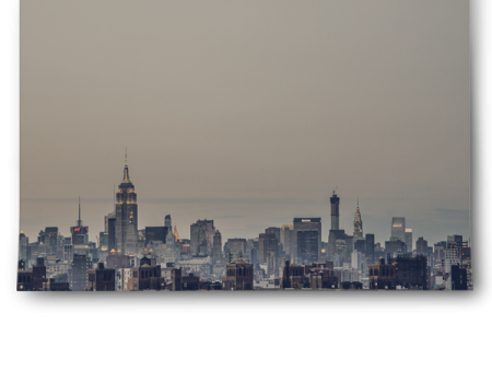 New York City Overcast Skyline Online Sale