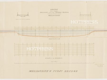 1845 First Bridge in Melbourne For Sale