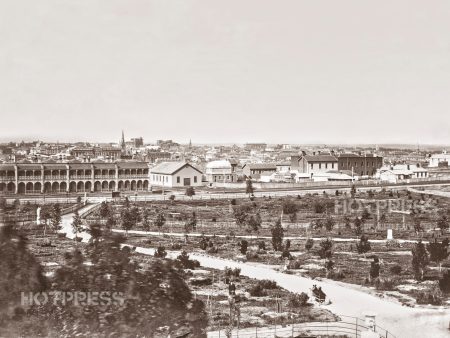 1866 View from Flagstaff Gardens (2) Online Sale