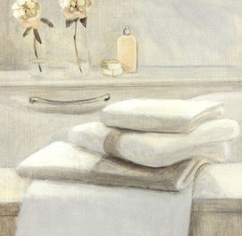 Towels Flowers On Shelf on Sale