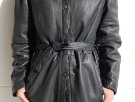 leather high neck jacket Fashion