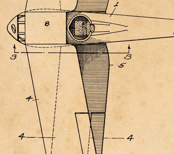 Airplane Patent Vintage Illustrations  Industrial Decorative Print BUY 3 Get 4th PRINT FREE Online now