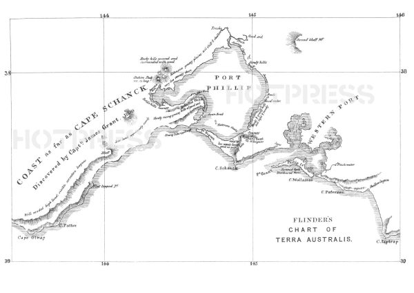 1802 Matthew Flinders Map of Port Phillip Online Sale