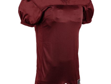 Pro Game Stretch Mesh Solid Football Jersey, Adult Cheap