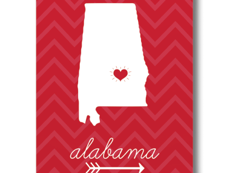 Alabama State Chevron Pattern Sale