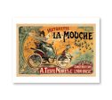 Voiturette La Mouche Vintage Art Poster Vintage French Illustrations Decorative Wall Print Poster Art Home Decor Wall Hangings Discount