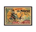 Voiturette La Mouche Vintage Art Poster Vintage French Illustrations Decorative Wall Print Poster Art Home Decor Wall Hangings Discount