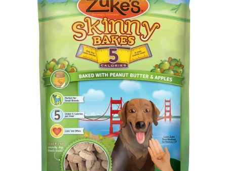 Zuke s Skinny Bakes 5s Peanut Butter & Apples Dog Treats 12oz Discount