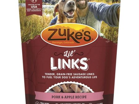 Zuke s Lil’ Links Pork & Apple Grain Free Dog Treats 6oz Sale