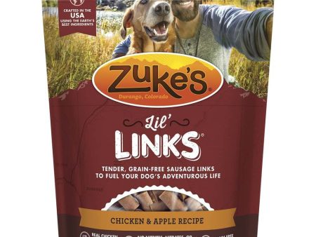 Zuke s Lil’ Links Chicken & Apple Grain Free Dog Treats 6oz Online now