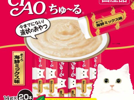 10% OFF: Ciao ChuRu White Meat Tuna Liquid Cat Treat 280g Online now