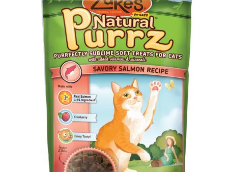 Zuke s Cat Natural Purrz Savory Salmon Cat Treats 3oz For Discount