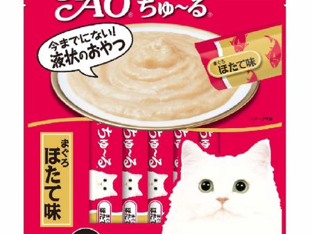 10% OFF: Ciao ChuRu White Meat Tuna & Scallop Liquid Cat Treat 140g Hot on Sale