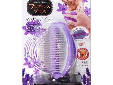 Marukan Lavender Scented Massaging Dog Brush on Sale