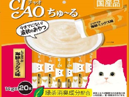 10% OFF: Ciao ChuRu Chicken Fillet Seafood Liquid Cat Treat 280g Online Sale