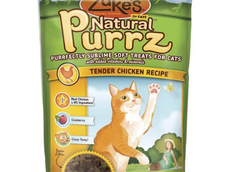 Zuke s Cat Natural Purrz Tender Chicken Cat Treats 3oz For Discount