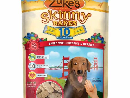 Zuke s Skinny Bakes 10s Cherries & Berries Dog Treats 12oz Online now