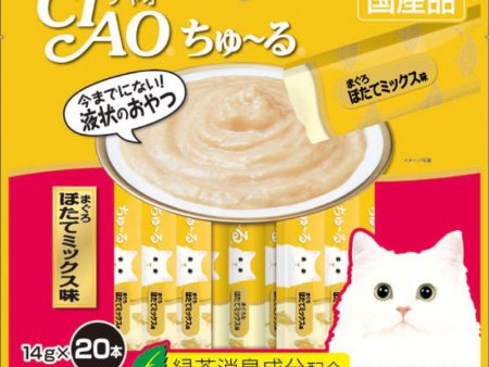 10% OFF: Ciao ChuRu Tuna & Scallop Liquid Cat Treat 280g Supply