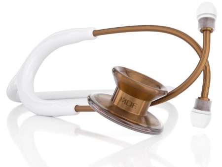 MD One® Epoch® Titanium Adult Stethoscope - White Cyprium Online now