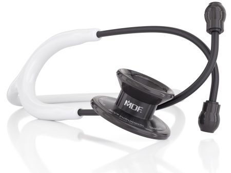 MD One® Epoch® Titanium Adult Stethoscope - White BlackOut Online now